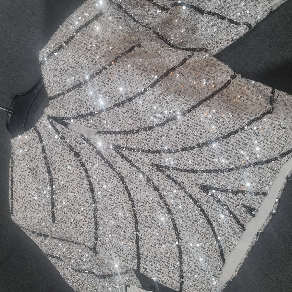 Sequin silver top, Alex&Sophia